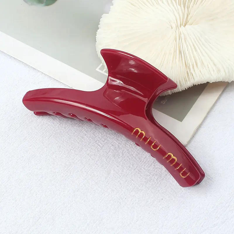 Oversized Japanese Hair Grip Clip with MIU Design - Image 2