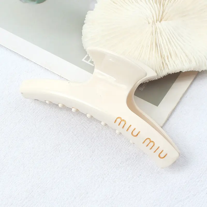 Oversized Japanese Hair Grip Clip with MIU Design - Image 3