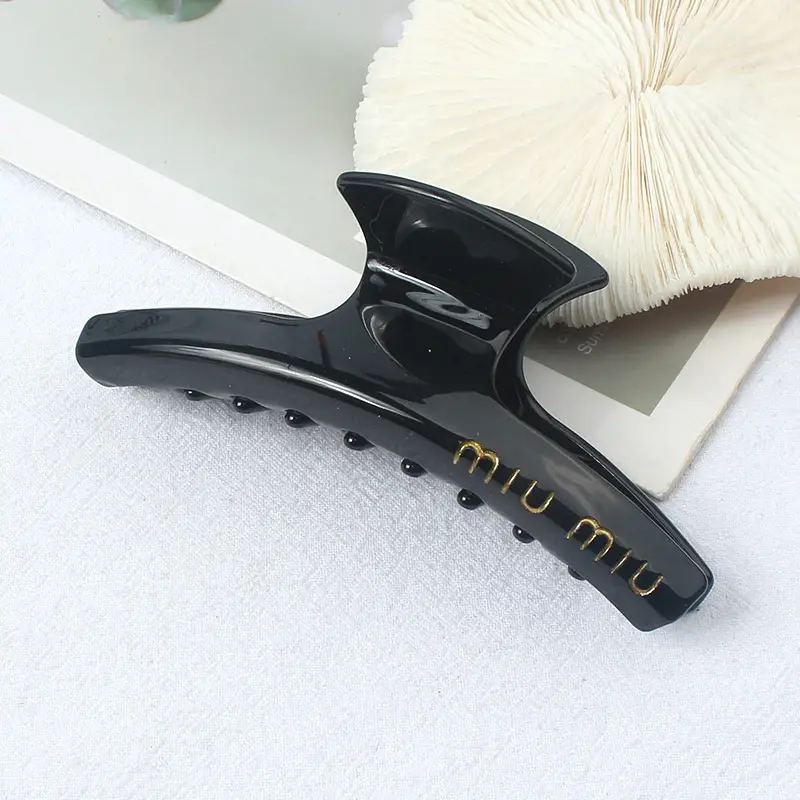 Oversized Japanese Hair Grip Clip with MIU Design - Image 4