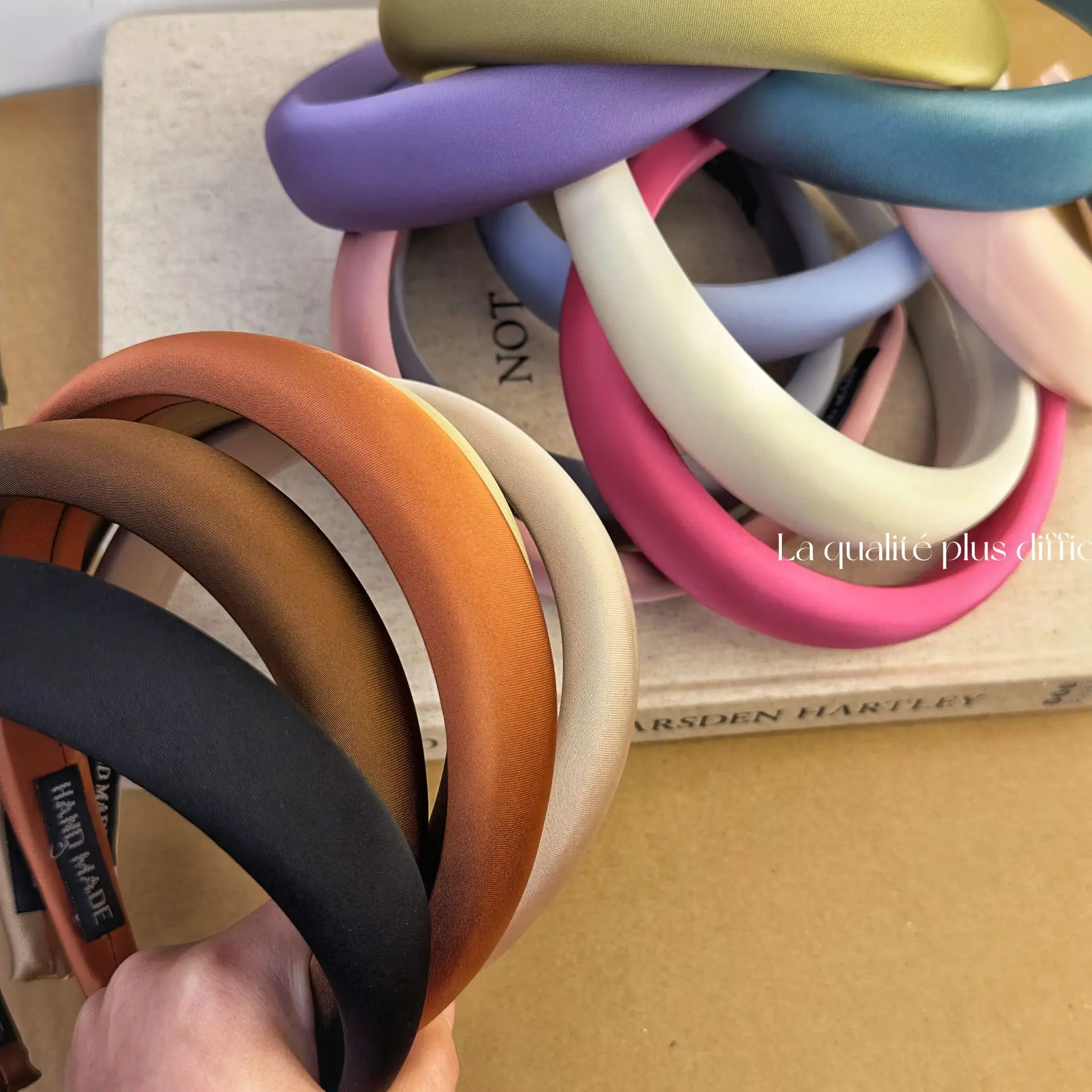 Pure Color Elegant Sponge Headband for Hair Accessories - Image 18
