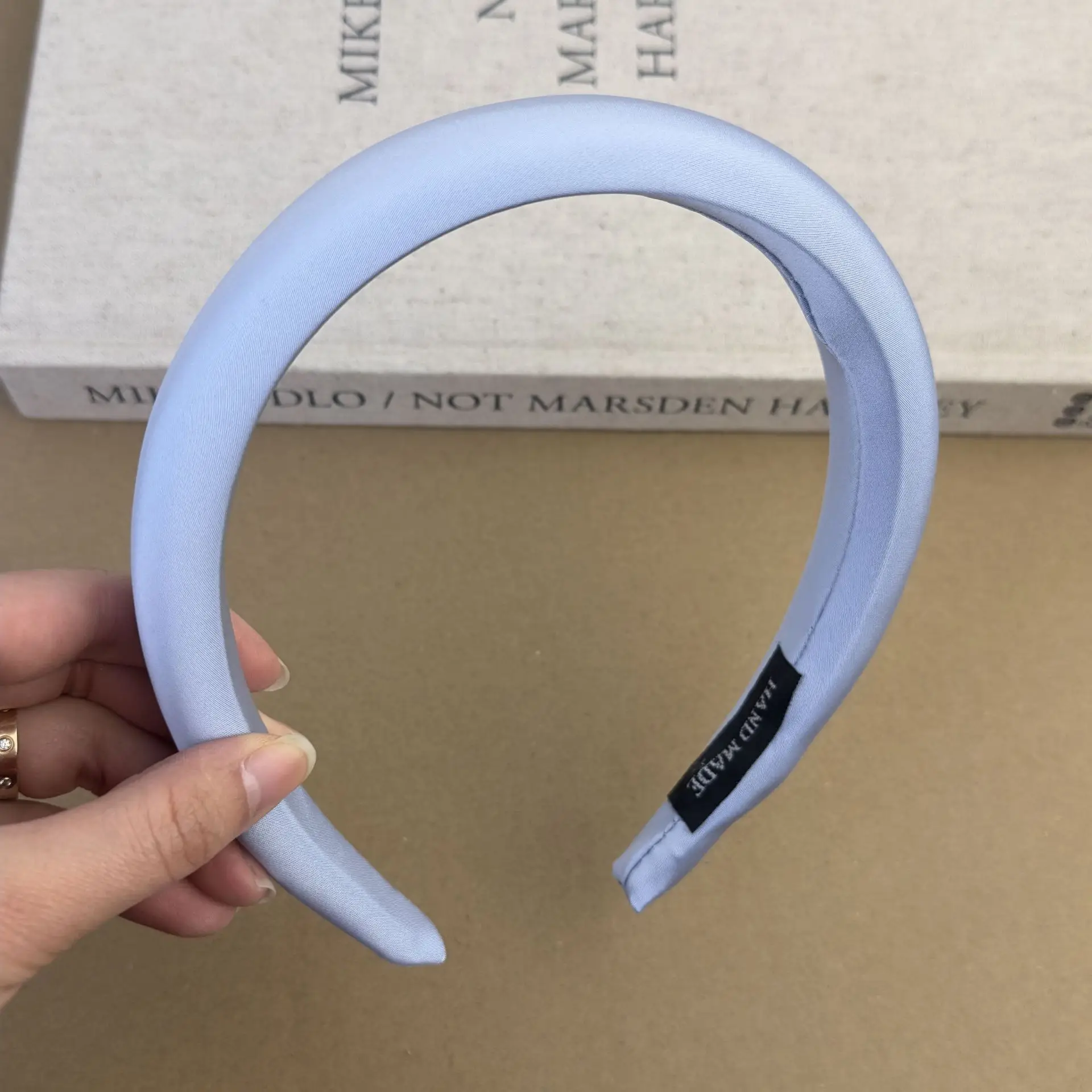 Pure Color Elegant Sponge Headband for Hair Accessories - Image 3
