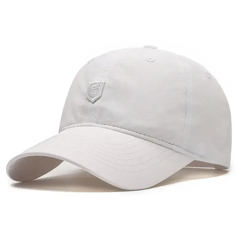 Men's Black Curved Eaves Cap with Logo