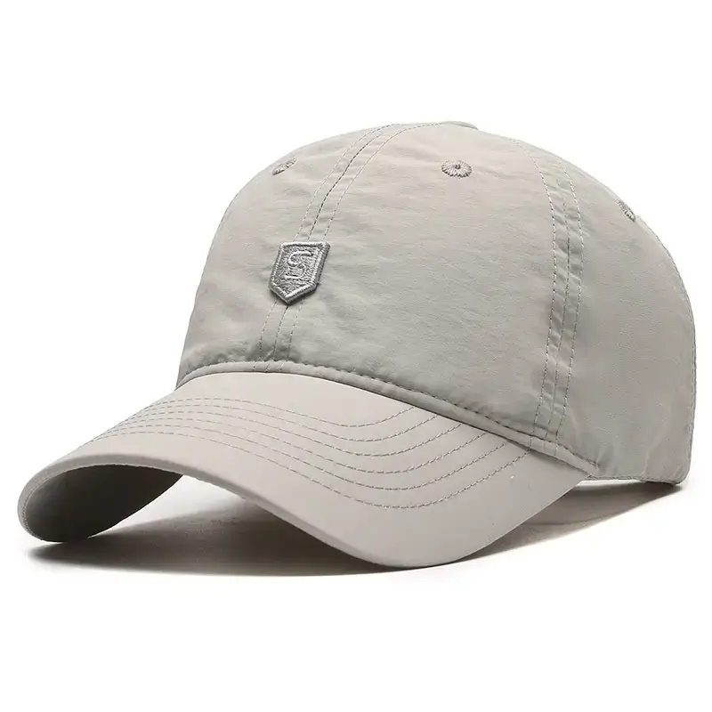 Men's Black Curved Eaves Cap with Logo