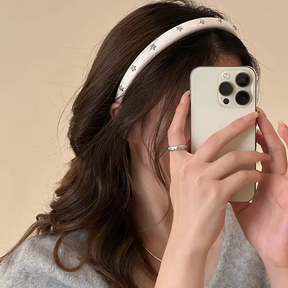Women Face Wash Headband with Star Design