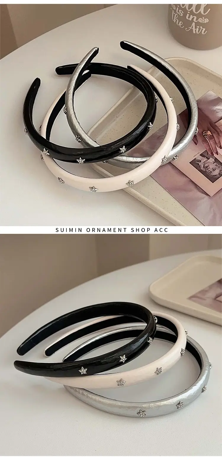 Women Face Wash Headband with Star Design — feature 2