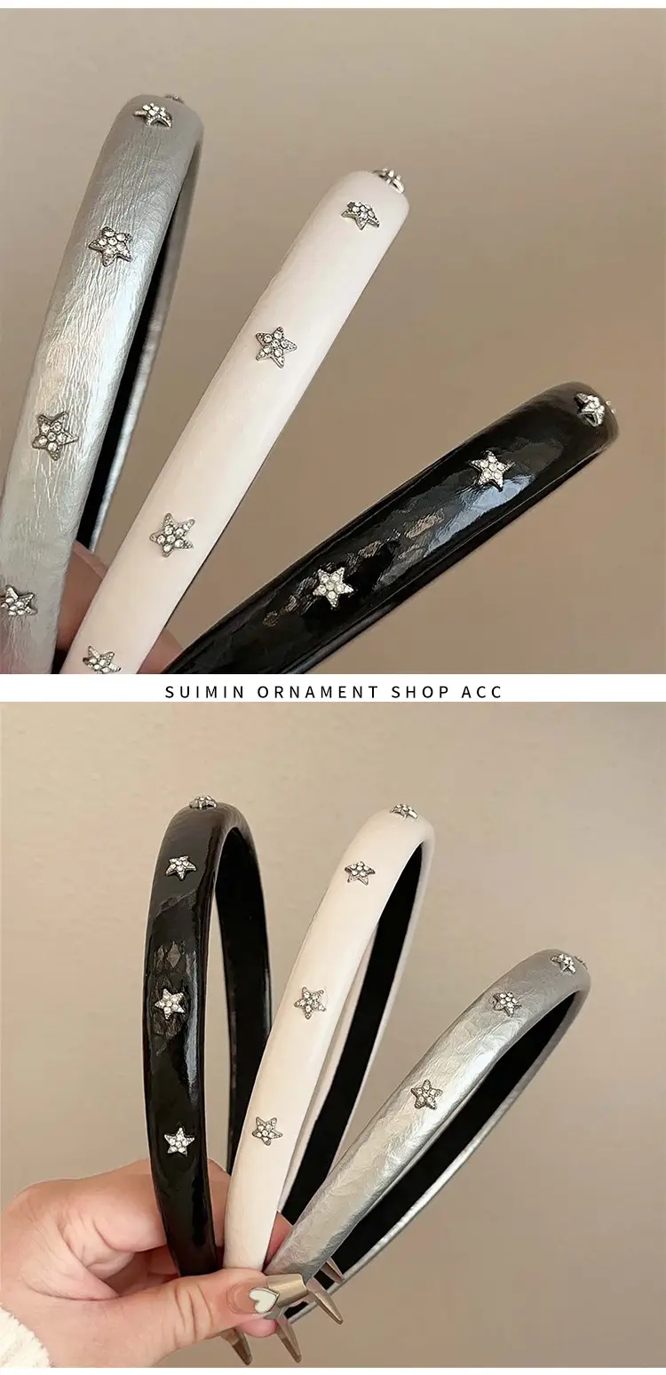Women Face Wash Headband with Star Design — feature 4
