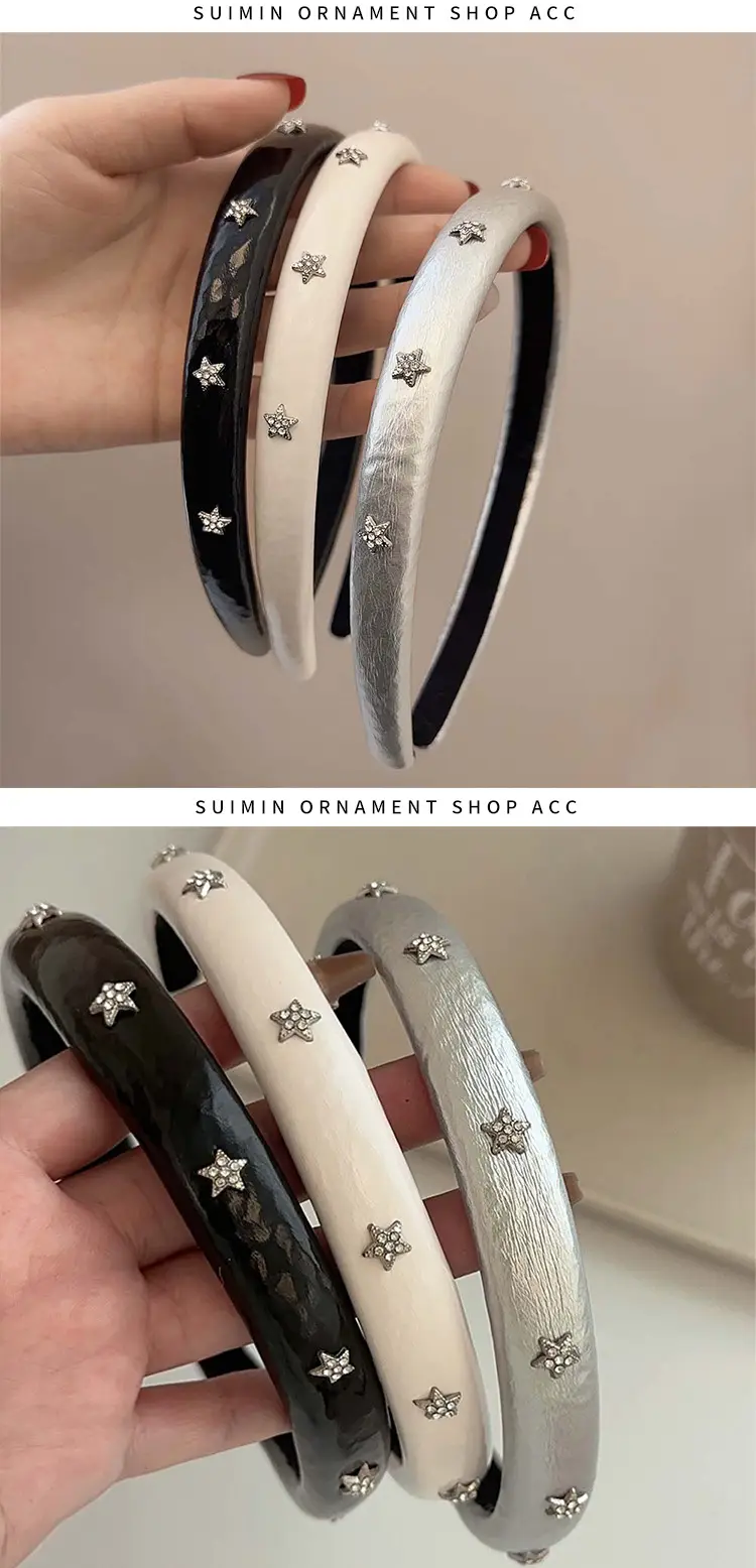Women Face Wash Headband with Star Design — feature 6