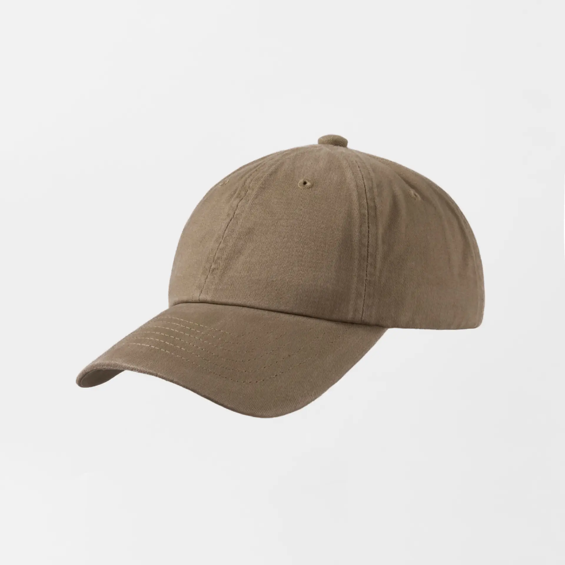 Sunshade 6-Panel Baseball Cap Washed Brushed Cotton Large Brim - Image 10