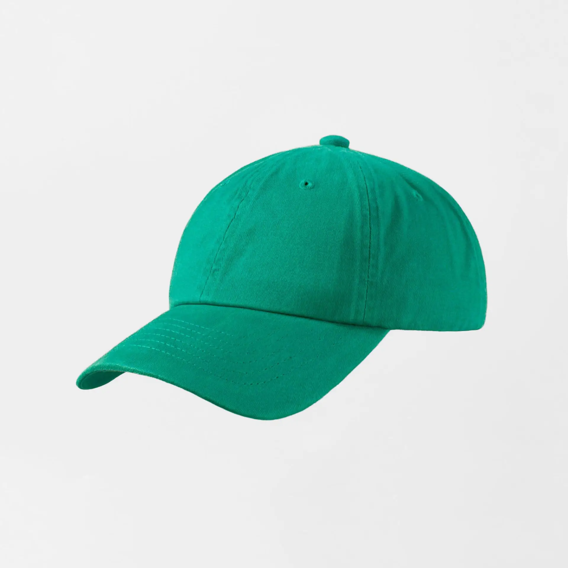 Sunshade 6-Panel Baseball Cap Washed Brushed Cotton Large Brim - Image 16