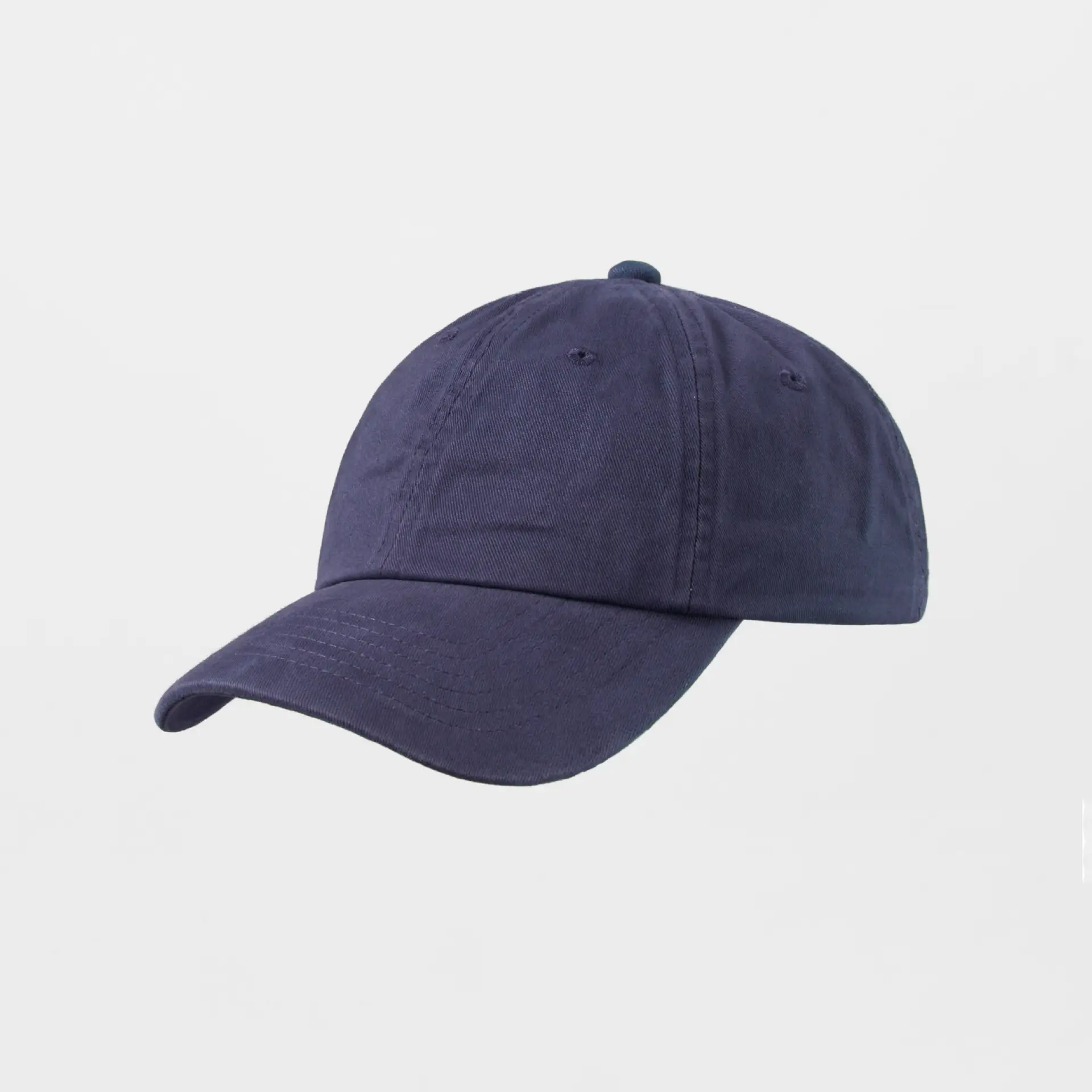 Sunshade 6-Panel Baseball Cap Washed Brushed Cotton Large Brim - Image 3