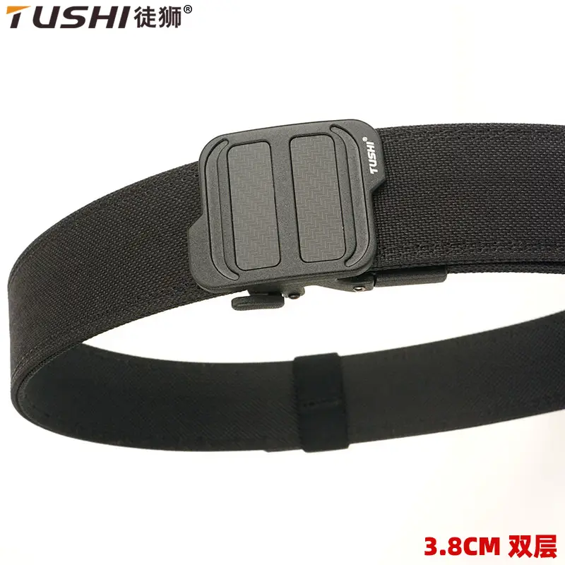 TUSHI 3.8CM Double Layer Nylon Belt for Men - Image 8