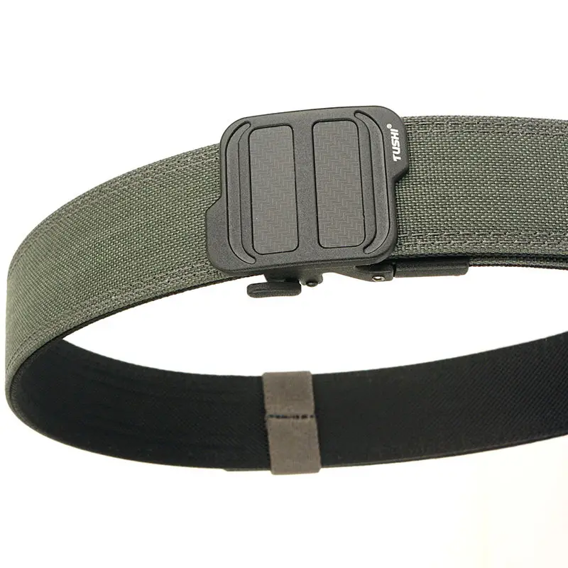 TUSHI 3.8CM Double Layer Nylon Belt for Men - Image 5