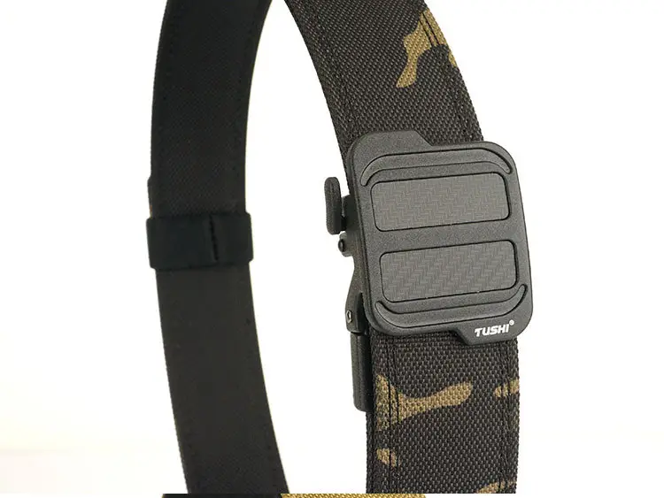 TUSHI 3.8CM Double Layer Nylon Belt for Men — feature 23
