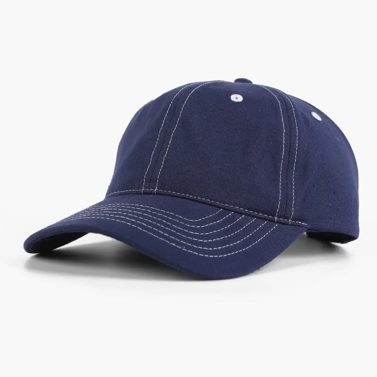 Pink All-Cotton Baseball Cap with Wide Brim