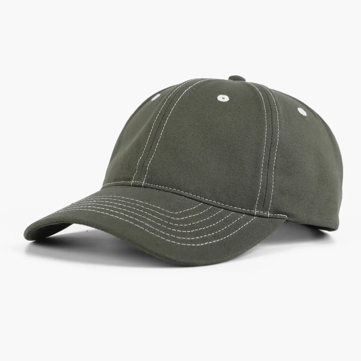 Pink All-Cotton Baseball Cap with Wide Brim