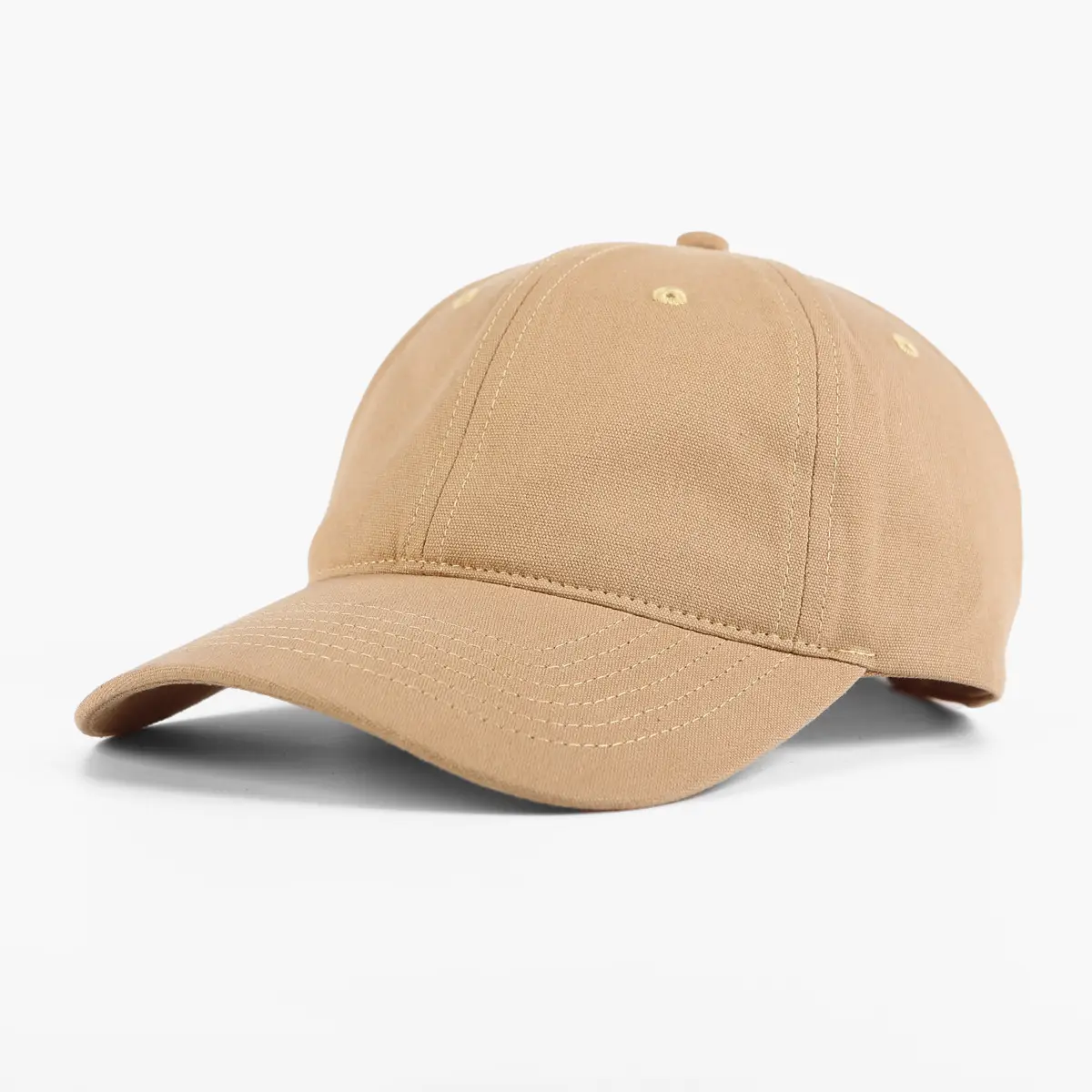 Pink All-Cotton Baseball Cap with Wide Brim