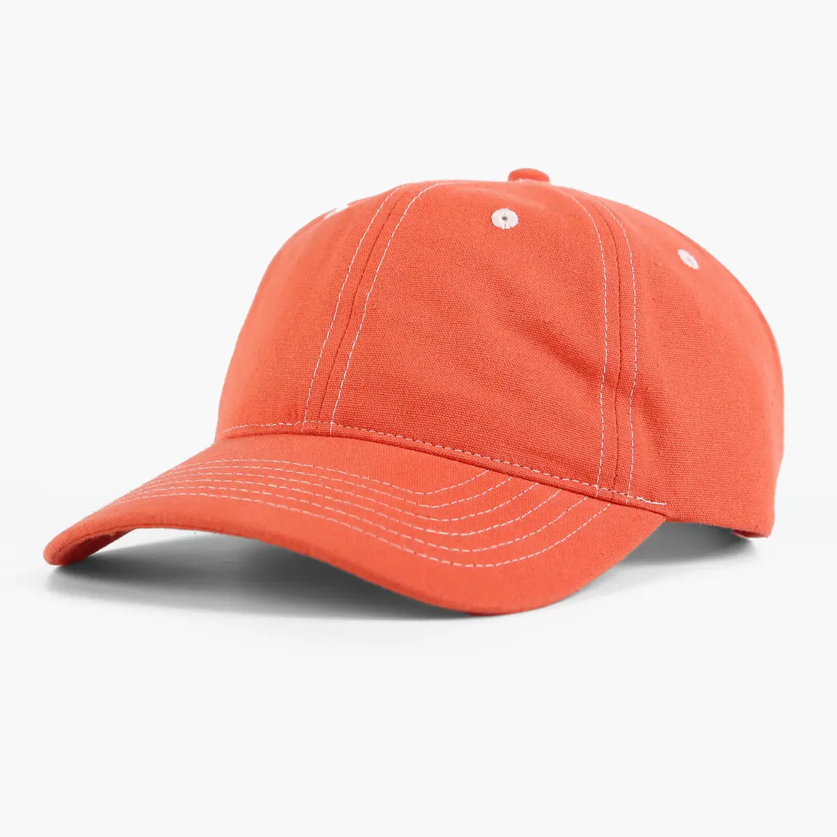 Pink All-Cotton Baseball Cap with Wide Brim