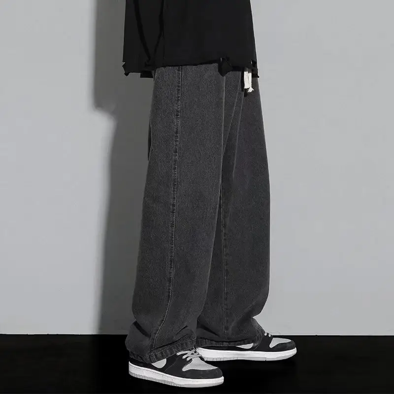 Men Fleece-Lined Loose Jeans 2025 Winter Trendy — feature 18