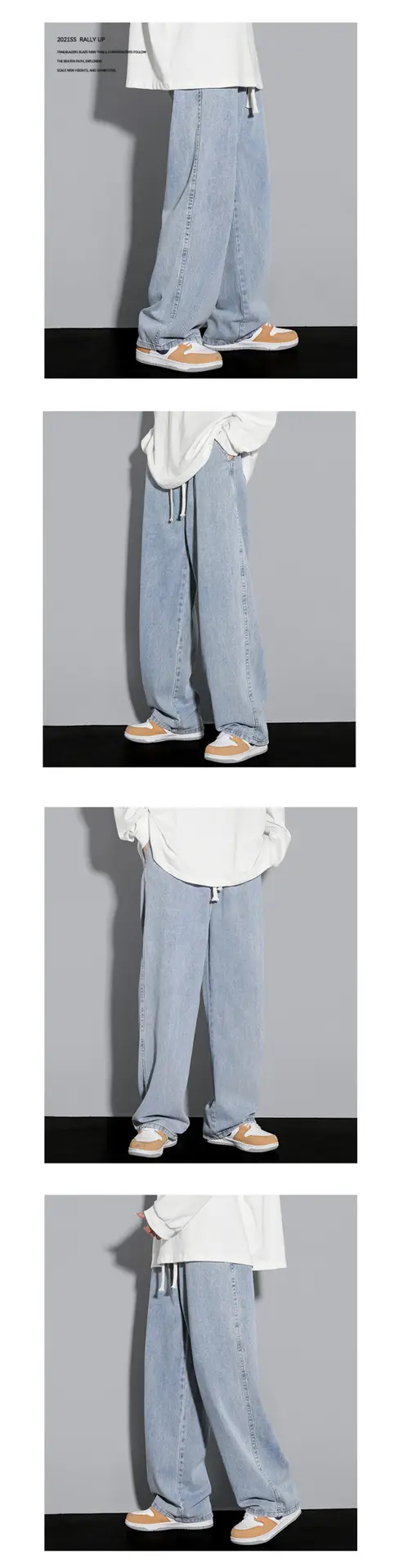 Men Fleece-Lined Loose Jeans 2025 Winter Trendy — feature 27
