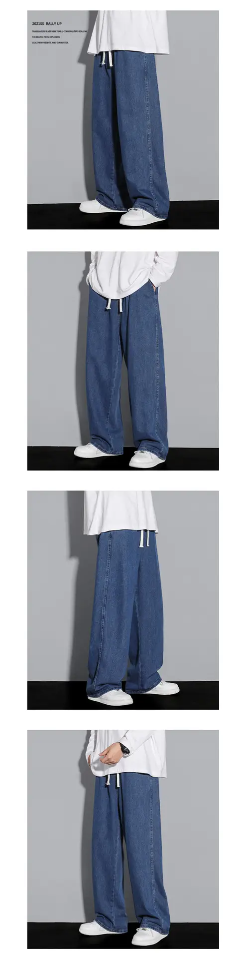 Men Fleece-Lined Loose Jeans 2025 Winter Trendy — feature 28