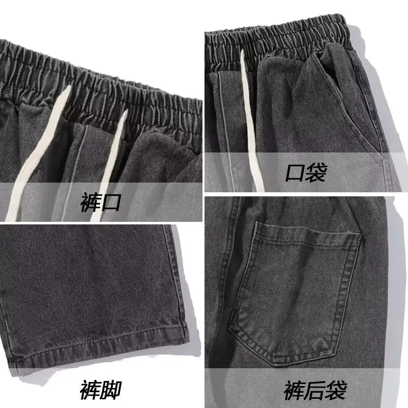 Men Fleece-Lined Loose Jeans 2025 Winter Trendy — feature 8