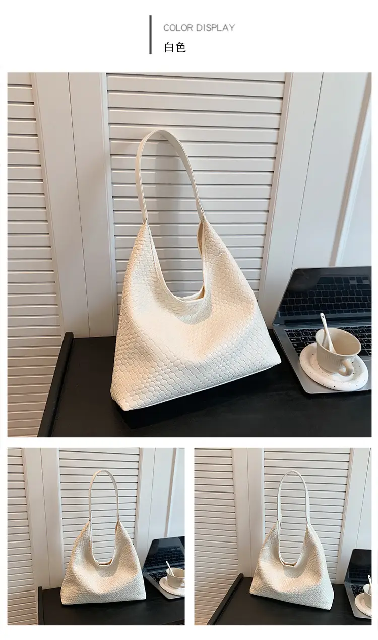 Western Style Large Capacity Woven Shoulder Bag 2024 — feature 14