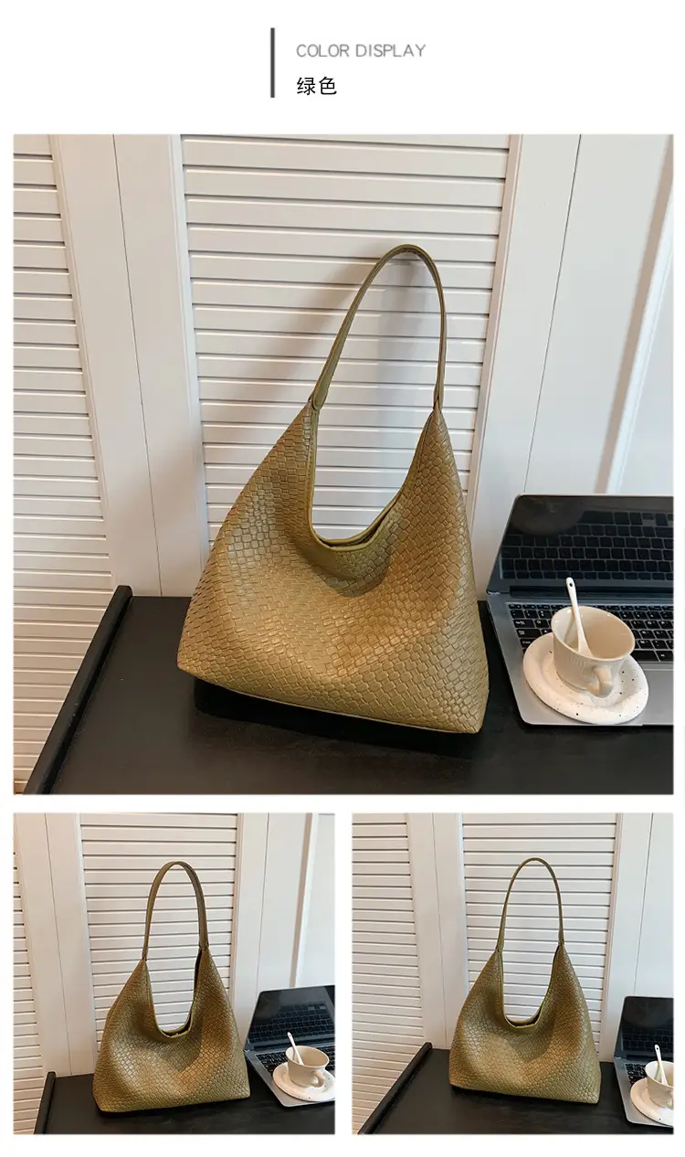 Western Style Large Capacity Woven Shoulder Bag 2024 — feature 15
