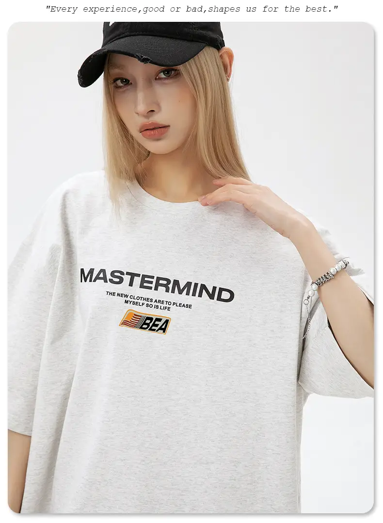 Men's White Mastermind Printed T-Shirt Short Sleeve Summer — feature 19