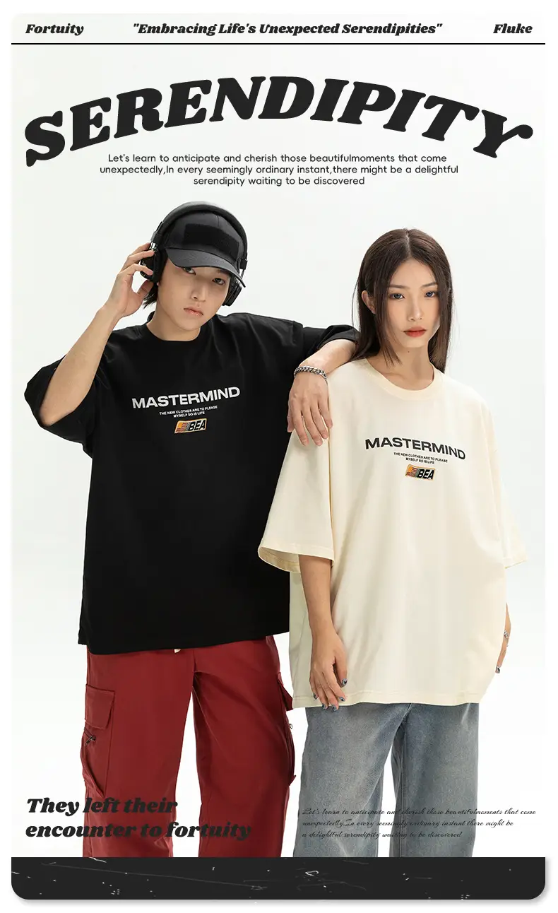 Men's White Mastermind Printed T-Shirt Short Sleeve Summer — feature 5