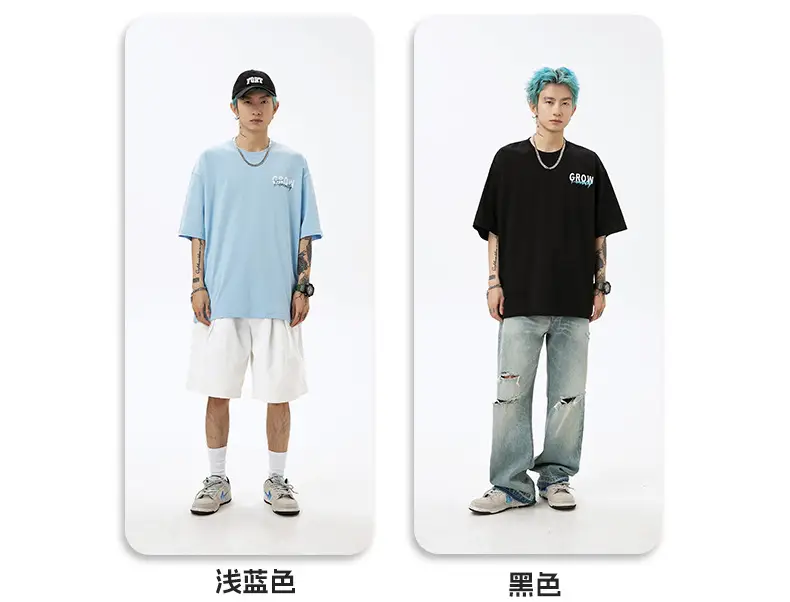 Men Black Strive For Future T-Shirt Short Sleeve Cotton — feature 8