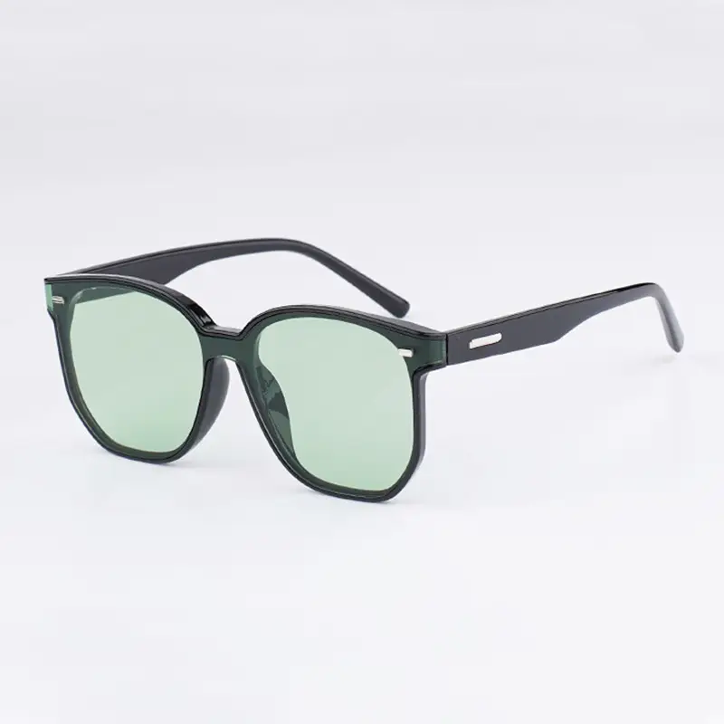 Men Curved UV400 Sunglasses Black Frame - Image 10