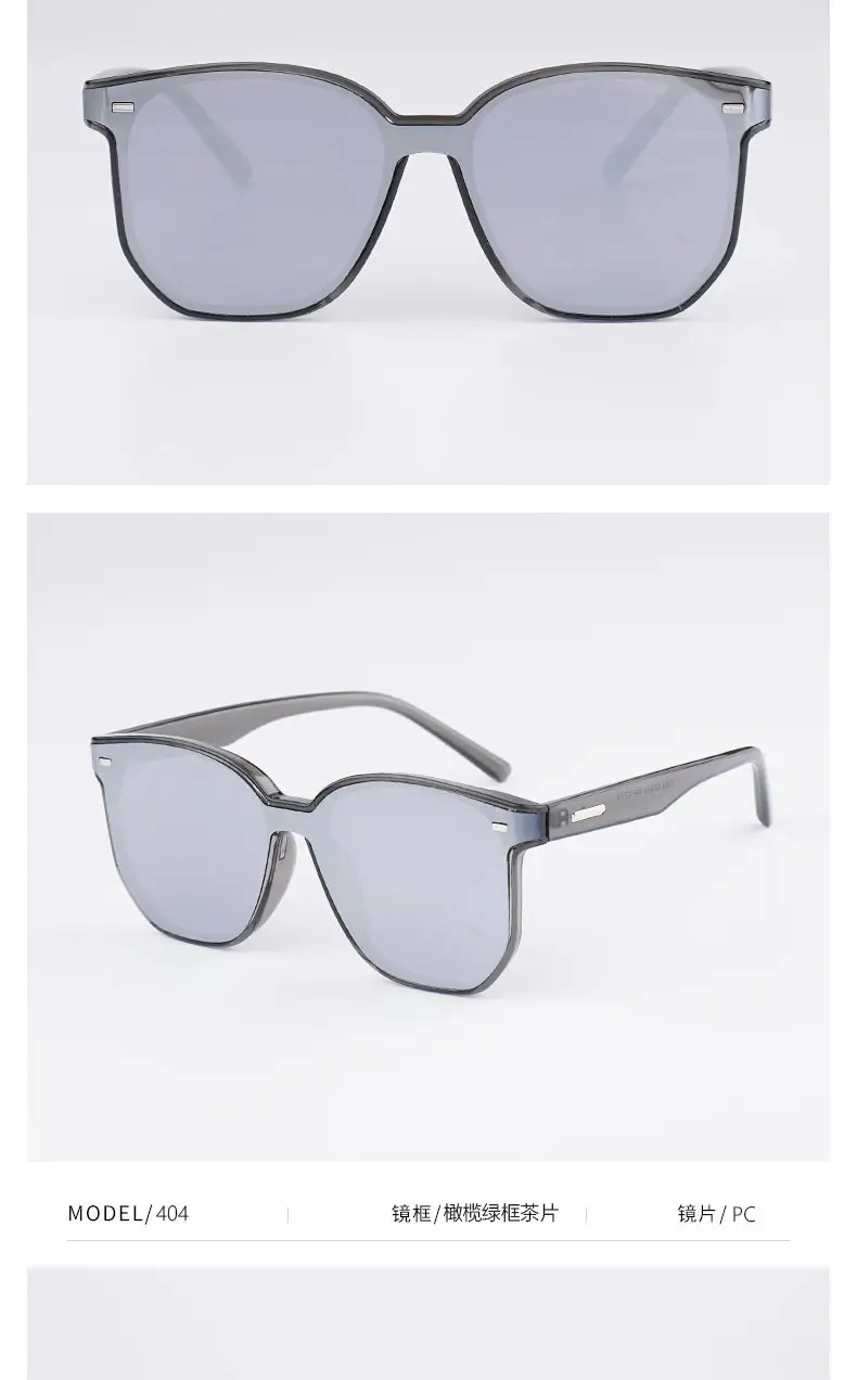 Men Curved UV400 Sunglasses Black Frame — feature 11
