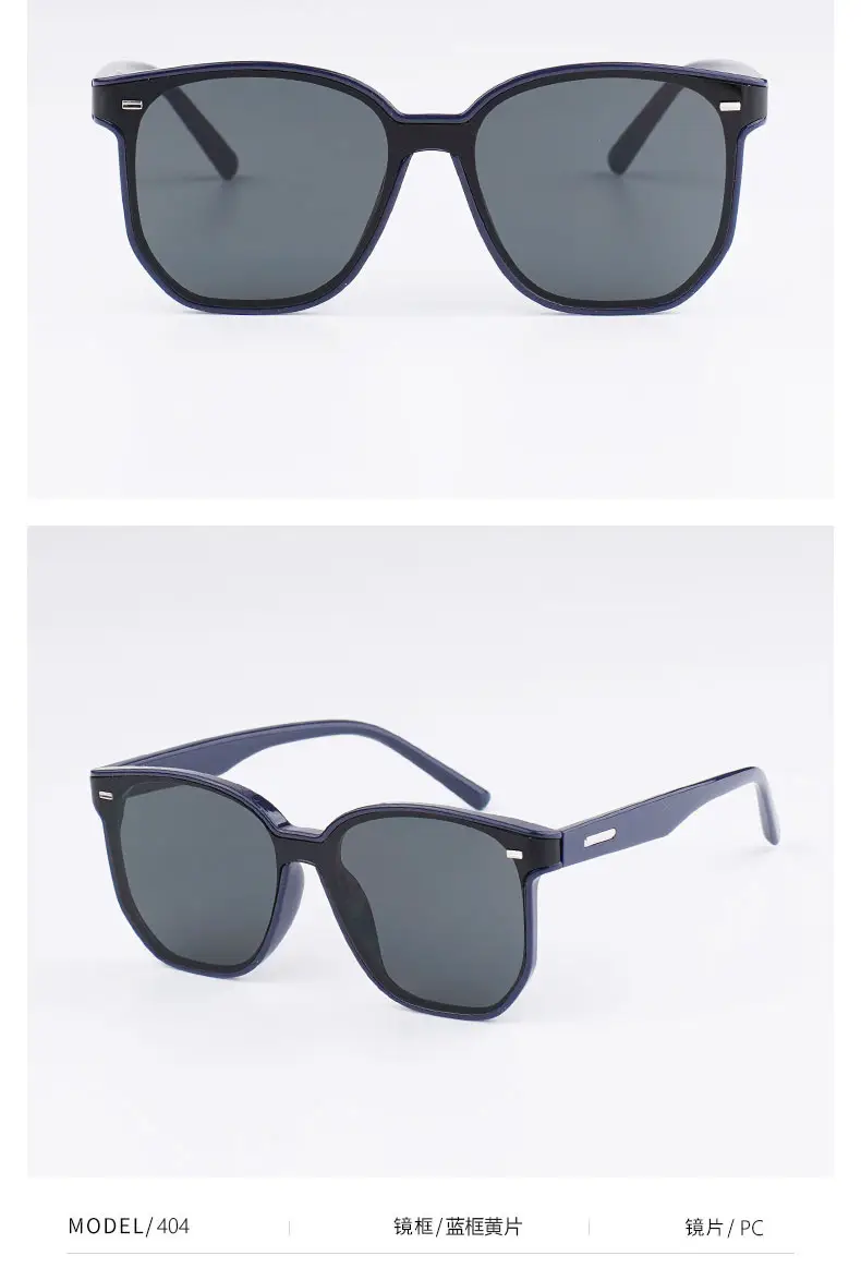 Men Curved UV400 Sunglasses Black Frame — feature 13