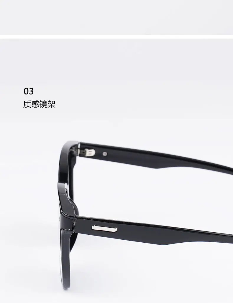 Men Curved UV400 Sunglasses Black Frame — feature 8