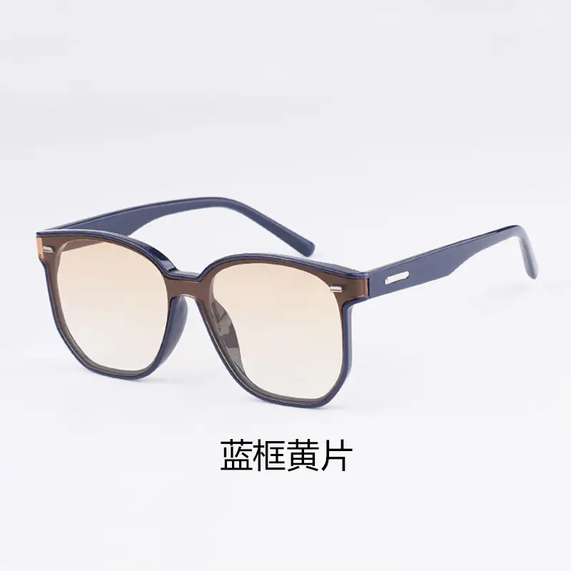 Men Curved UV400 Sunglasses Black Frame - Image 4