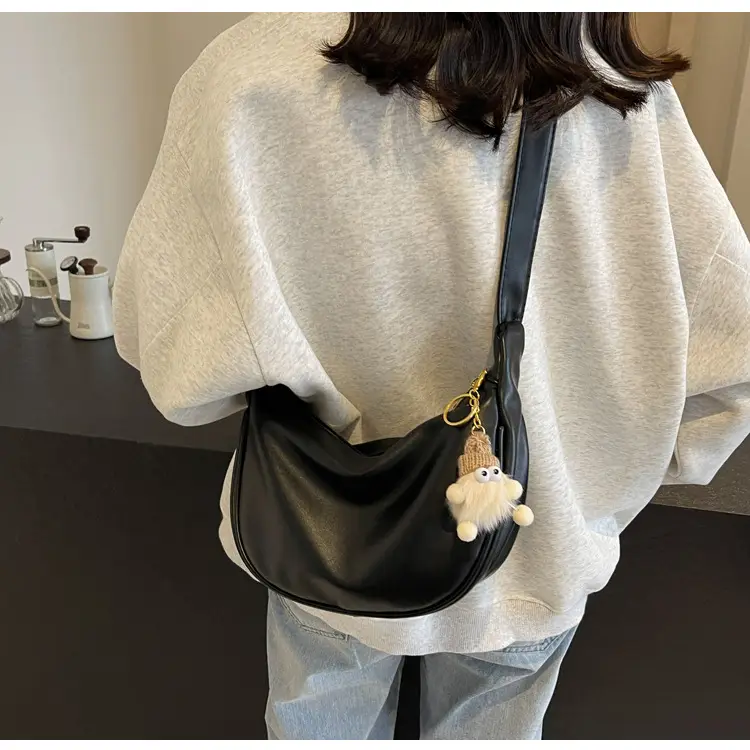 2024 Korean Style Black Messenger Bag for Women — feature 39