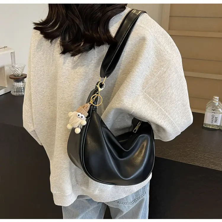 2024 Korean Style Black Messenger Bag for Women — feature 40