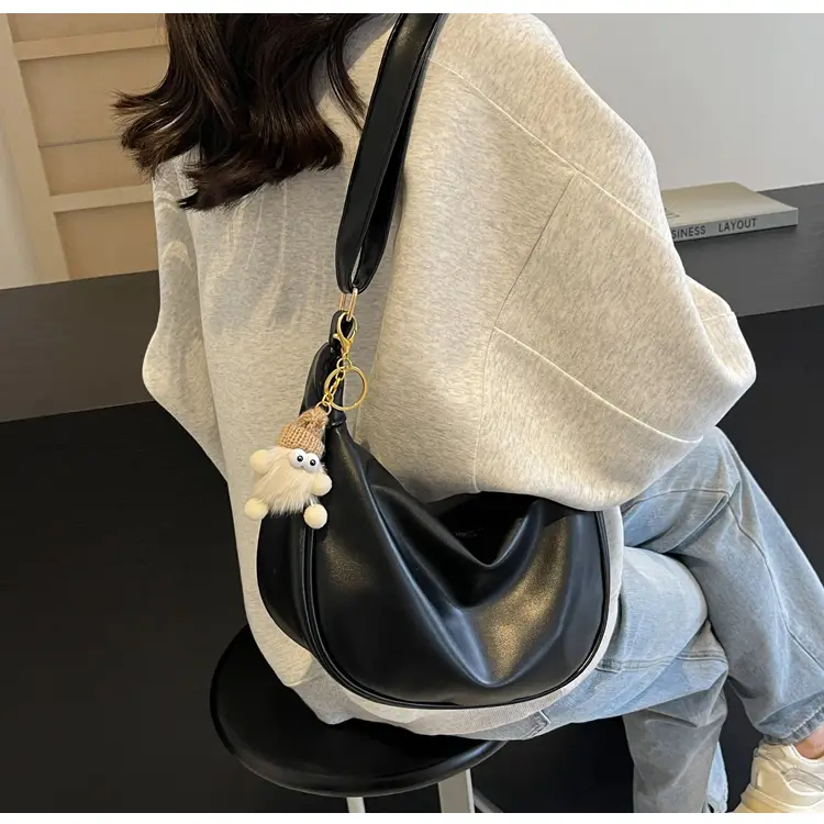 2024 Korean Style Black Messenger Bag for Women — feature 41