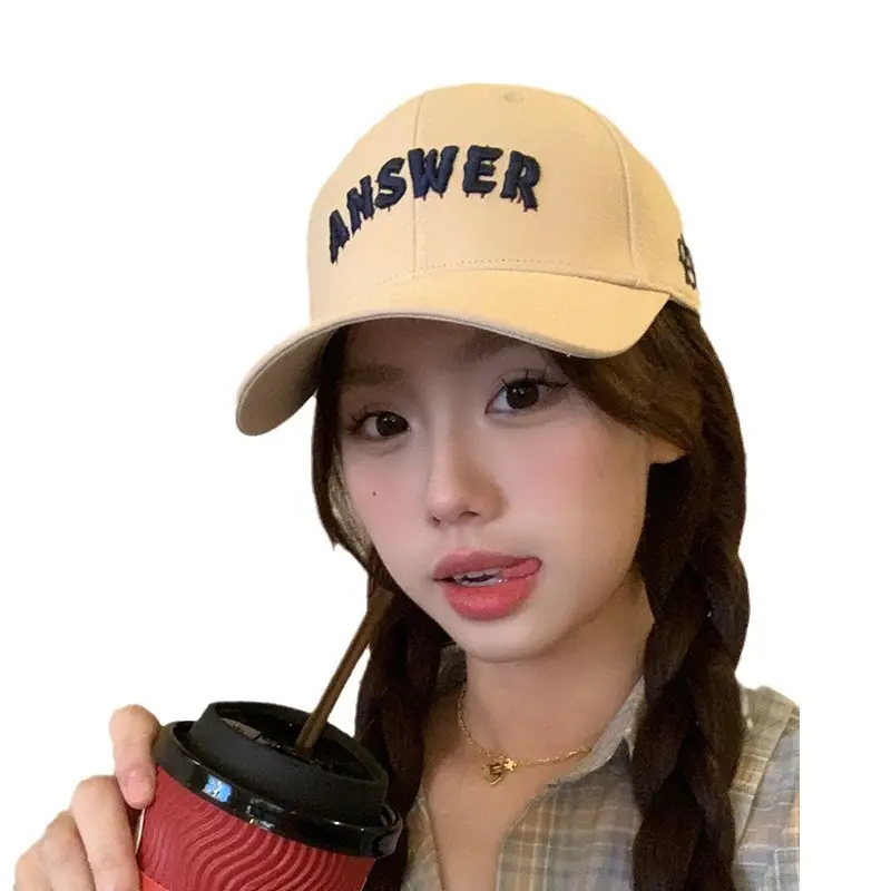 Men White 3D Letter Baseball Cap for Men - Image 8