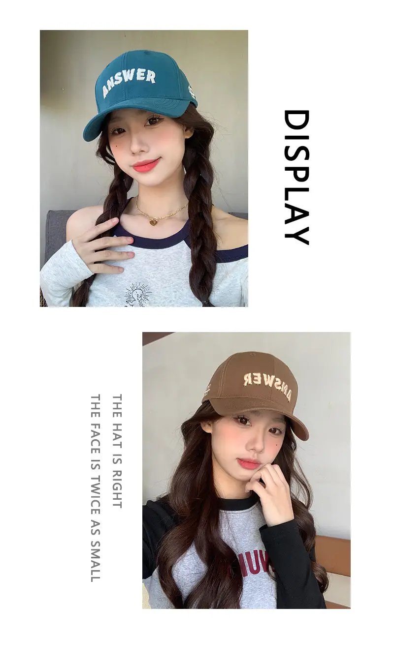 Men White 3D Letter Baseball Cap for Men — feature 10