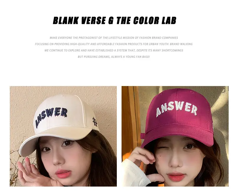 Men White 3D Letter Baseball Cap for Men — feature 11