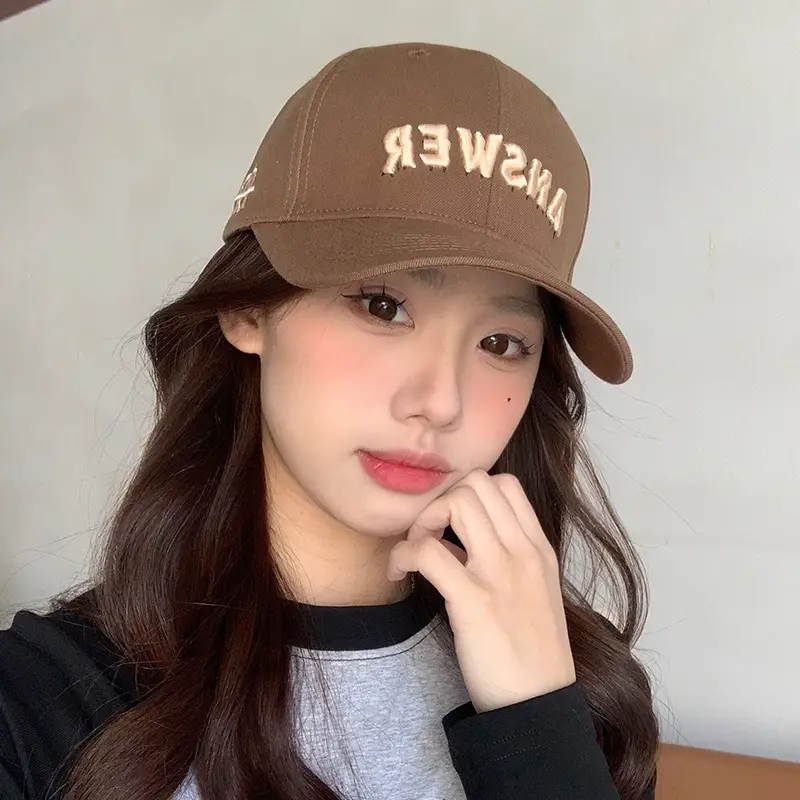 Men White 3D Letter Baseball Cap for Men - Image 3