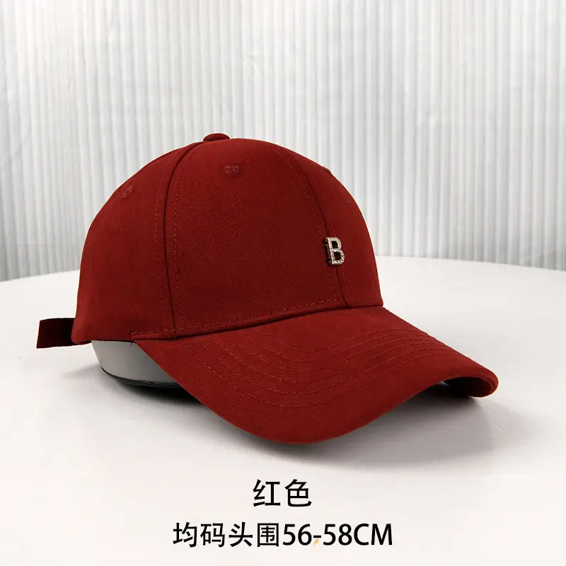 Men & Women European American Baseball Caps Solid Color - Image 5
