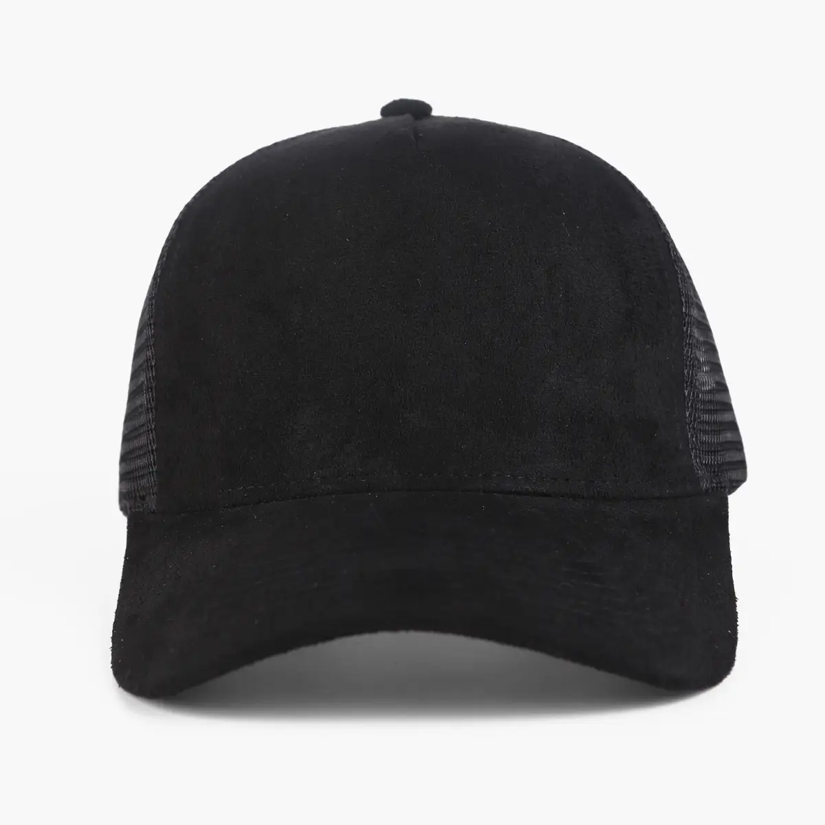 Pink Mesh Back Baseball Cap with Black Suede Front - Image 21