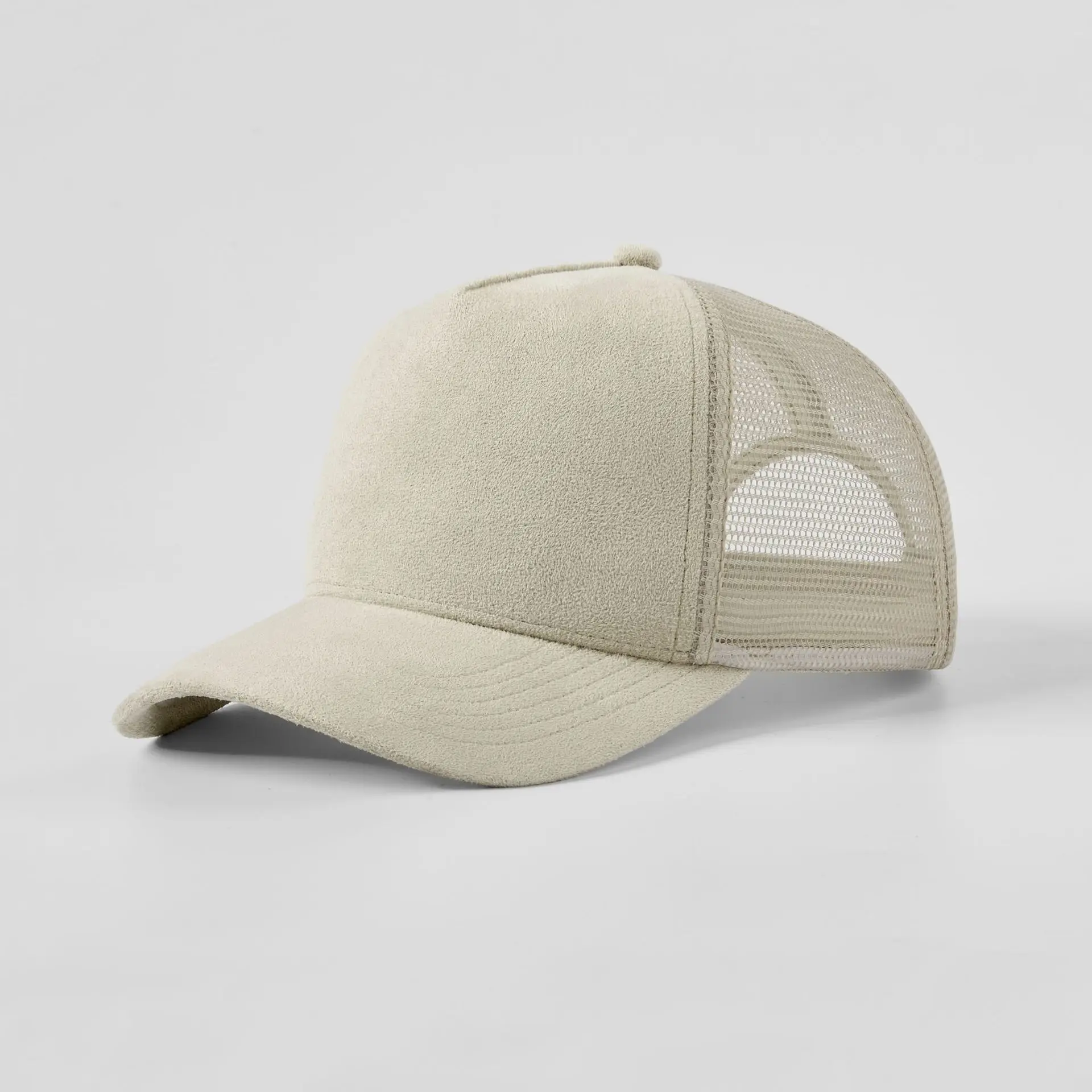 Pink Mesh Back Baseball Cap with Black Suede Front - Image 13