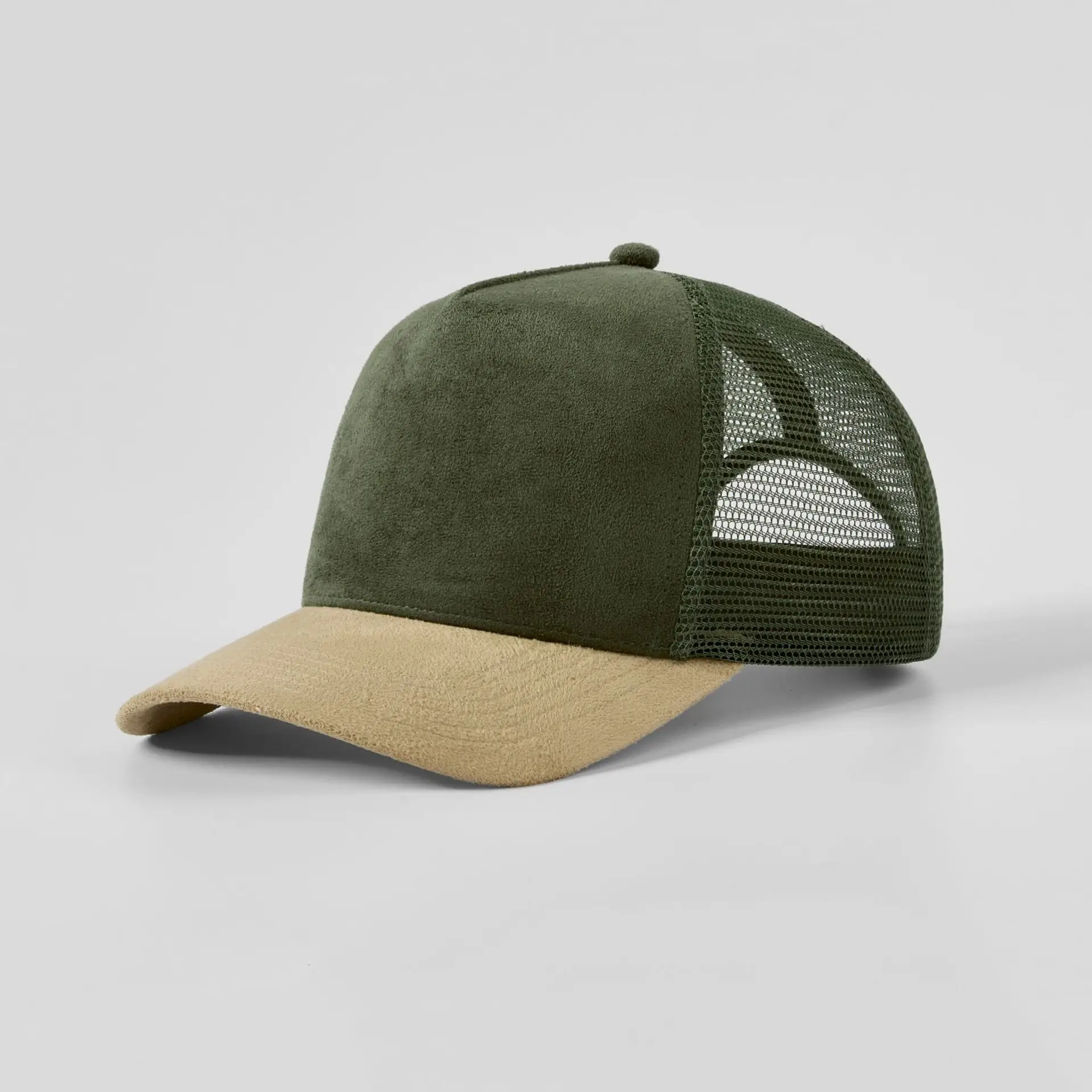 Pink Mesh Back Baseball Cap with Black Suede Front - Image 15