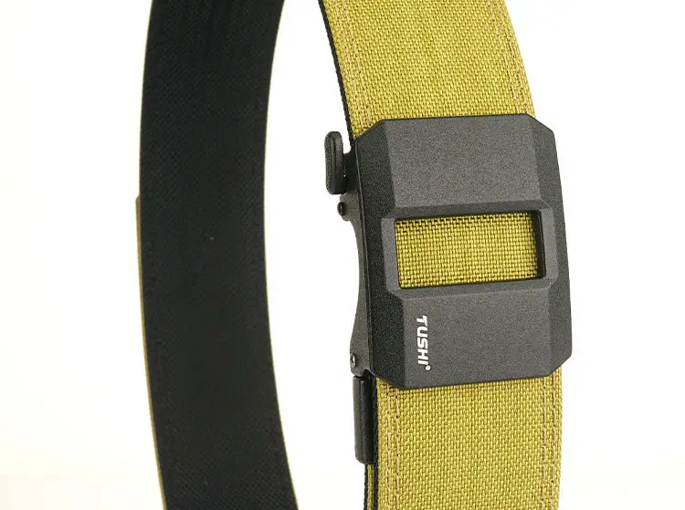 Double-layer hardened automatic buckle pistol belt nylon outdoor — feature 20