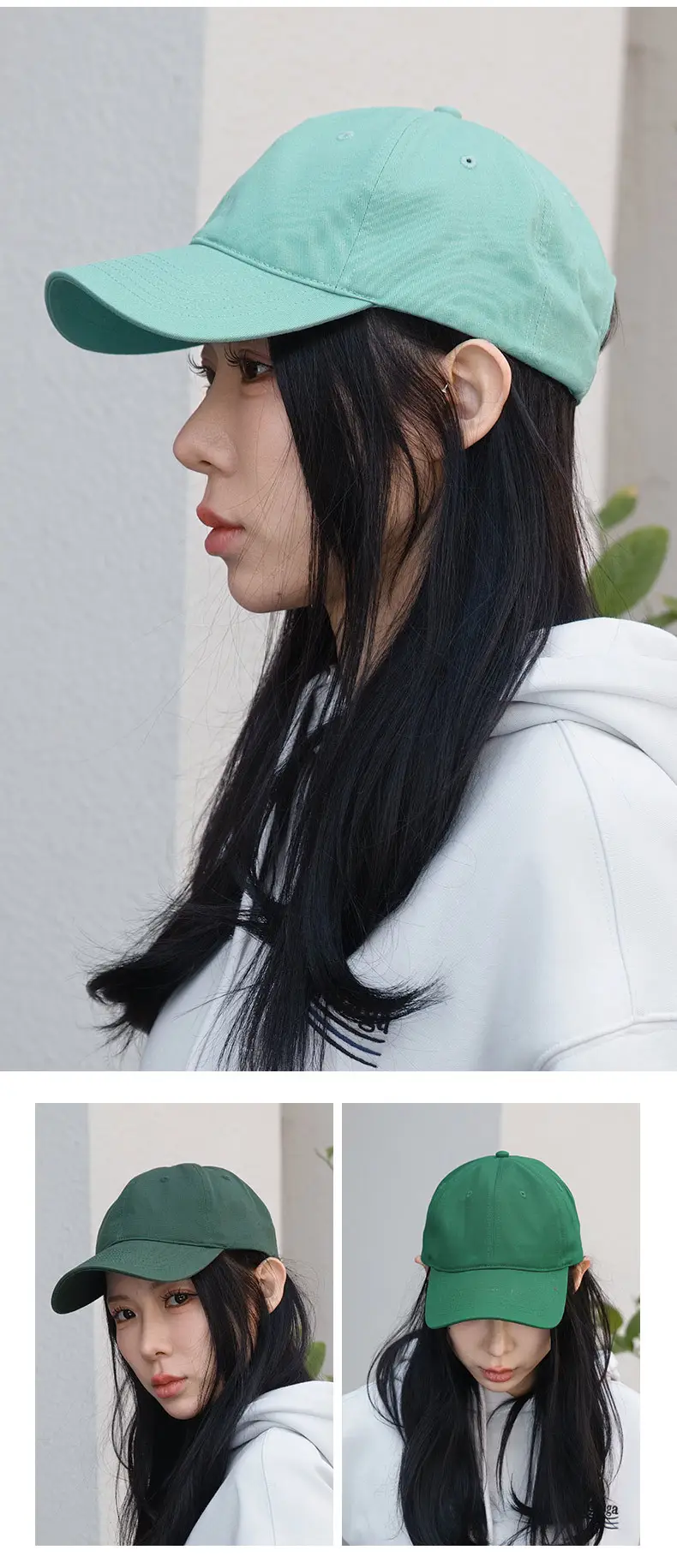Pink Baseball Cap for Men Women with Embroidery — feature 4
