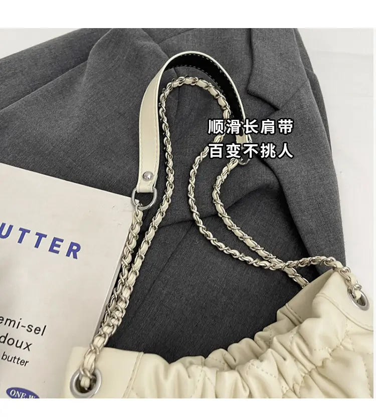 Pink Rhombus Chain Shoulder Bag for Women 2023 — feature 2