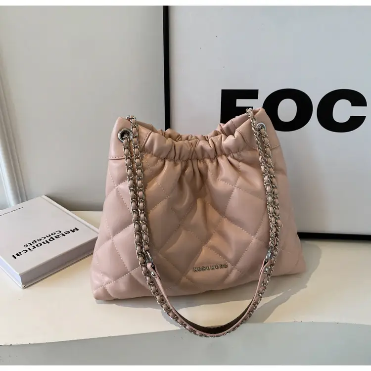 Pink Rhombus Chain Shoulder Bag for Women 2023 — feature 29